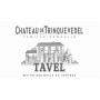 Chateau Trinquevedel Tavel Rose 2015 Front Label