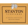 Stanton Vineyards Saint Helena Petite Sirah 2013 Front Label