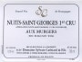 Sylvain Cathiard Nuits-Saint-Georges Aux Murgers Premier Cru 2012 Front Label