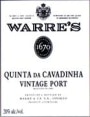 Warre's Quinta da Cavadinha 1995 Front Label