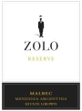 Tapiz Zolo Reserva Malbec 2013 Front Label