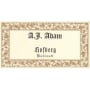 A.J. Adam Dhron Hofberg Riesling Kabinett 2013 Front Label