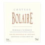 Chateau Bolaire Bordeaux Superieur 2015 Front Label