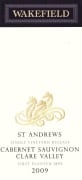 Wakefield St Andrews Cabernet Sauvignon 2009 Front Label