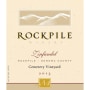 Mauritson Rockpile Cemetery Vineyard Zinfandel 2013 Front Label