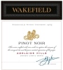 Wakefield Pinot Noir 2013 Front Label