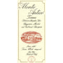 Monte Antico Rosso 2012 Front Label