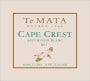 Te Mata Cape Crest Sauvignon Blanc 2013 Front Label