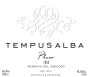 Tempus Alba Tempus Pleno Reserva del Enologo 2009 Front Label