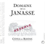 Domaine de la Janasse Cotes du Rhone Reserve 2013 Front Label