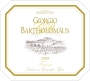 Argentiera Giorgio Bartholomaus Toscana Merlot 2008 Front Label