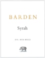Barden Sta. Rita Hills Syrah 2013 Front Label