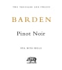 Barden Sta. Rta Hills Pinot Noir 2012 Front Label