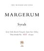 Margerum Great Oaks Ranch Vineyard Syrah 2007 Front Label