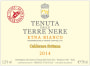 Tenuta delle Terre Nere Etna Calderara Sottana Vigne Niche Bianco 2014 Front Label