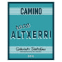 Camino Roca Altxerri Txakoli 2015 Front Label