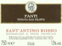 Fanti Sant'Antimo Rosso 2012 Front Label