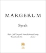 Margerum Black Oak Vineyard Syrah 2013 Front Label