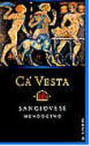 Ca Vesta Sangiovese - Mendocino 1997 Front Label