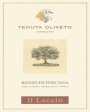 Tenuta Oliveto Toscana Il Leccio Rosso 2001 Front Label