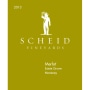 Scheid Vineyards Merlot 2013 Front Label
