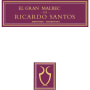 Ricardo Santos El Gran Malbec 2010 Front Label