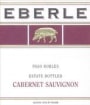 Eberle Estate Cabernet Sauvignon 1998 Front Label