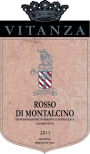 Vitanza Rosso di Montalcino 2011 Front Label