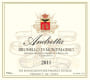 Vitanza Brunello di Montalcino Andretta 2011 Front Label
