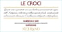 Neirano 'Le Croci' Barbera d'Asti Superiore 2013 Front Label