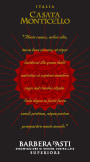 Neirano Casata Monticello Barbera d'Asti Superiore 2013 Front Label