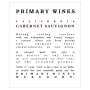 Primary Wines Cabernet Sauvignon 2014 Front Label
