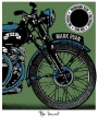 Mark Ryan Board Track Racer The Vincent Red 2013 Front Label