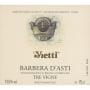 Vietti Barbera d'Asti Tre Vigne 2014 Front Label