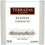 Terrazas de los Andes Reserva Torrontes 2012 Front Label