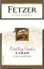 Fetzer Valley Oaks Syrah 1998 Front Label