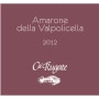 Ca' Rugate Amarone della Valpolicella 2012 Front Label