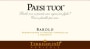Terre Da Vino Barolo Paesi Tuoi 2012 Front Label