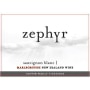 Zephyr Sauvignon Blanc 2014 Front Label