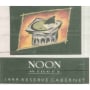 Noon Reserve Cabernet Sauvignon 1999 Front Label