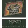 Noon Reserve Shiraz 1999 Front Label