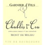 Garnier et Fils Mont de Milieu Premier Cru Chablis 2014 Front Label