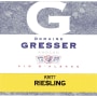 Domaine Remy Gresser Kritt Riesling 2014 Front Label