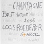 Louis Roederer Brut Nature Philippe Starck Label 2006 Front Label