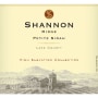 Shannon Ridge High Elevation Petite Sirah 2014 Front Label