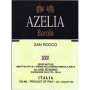 Azelia Barolo San Rocco 2000 Front Label