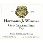 Hermann J. Wiemer Dry Gewurztraminer 2014 Front Label