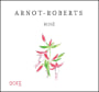 Arnot-Roberts Rose 2015 Front Label