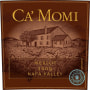 Ca' Momi Winery Merlot 2009 Front Label