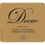 Drew Mendocino Ridge Perli Vineyard Syrah 2013 Front Label